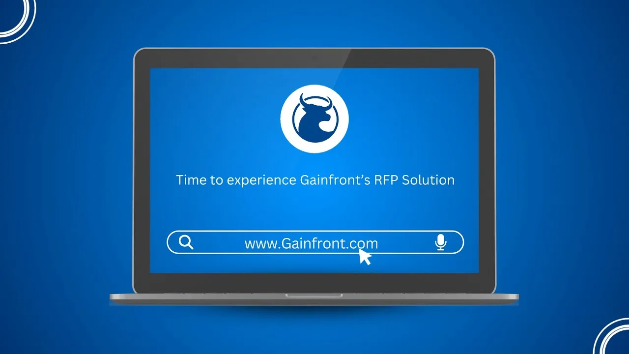 Gainfront AI-powered RFP management