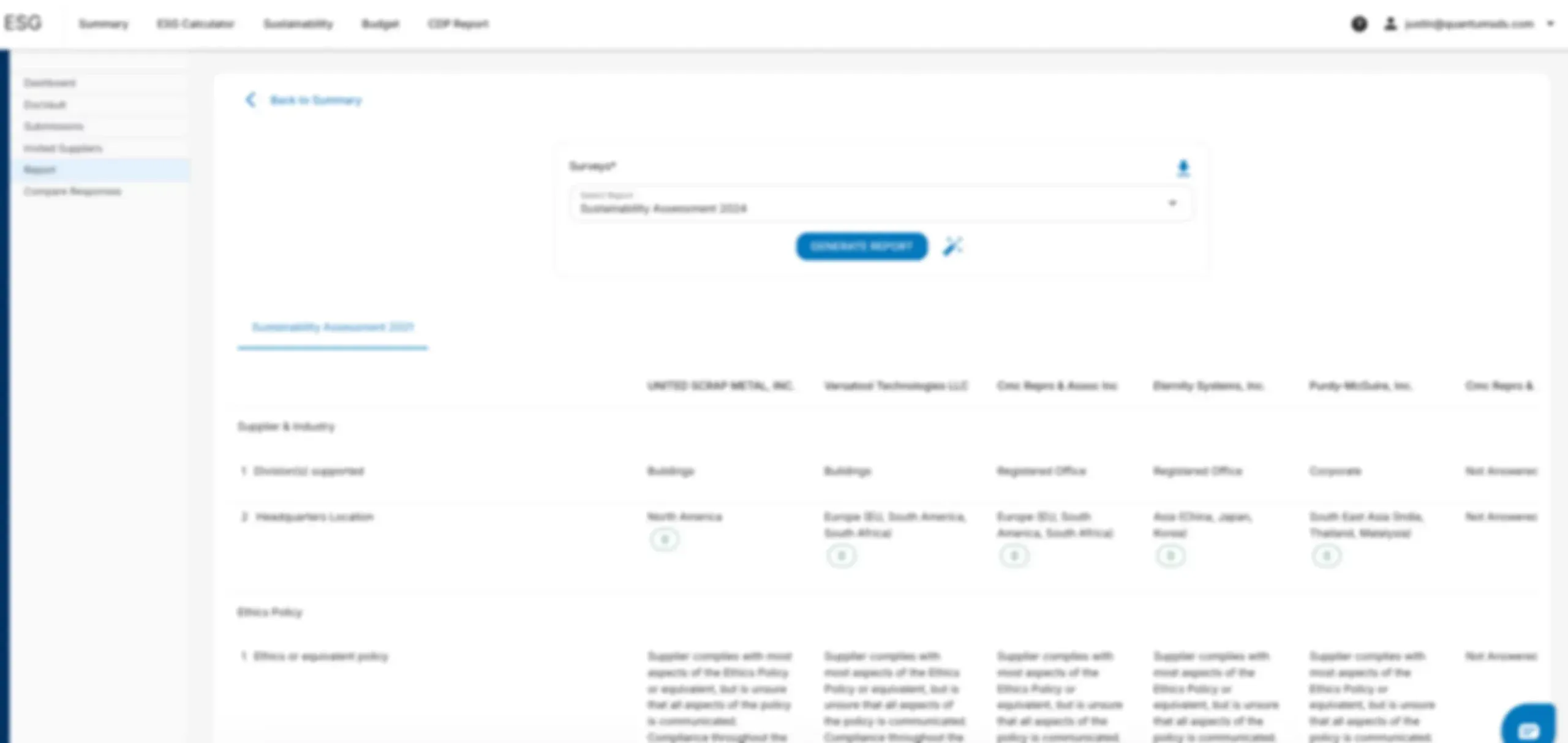Gainfront services and project procurement workflow
